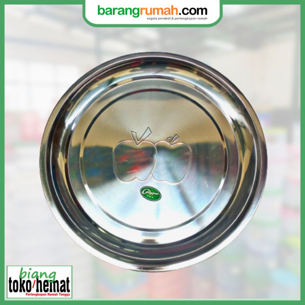 Nampan SS Bulat 50cm